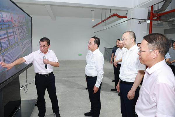 2024年7月23日，淮安市市長顧坤調(diào)研今世緣南廠區(qū)技改項(xiàng)目建設(shè)